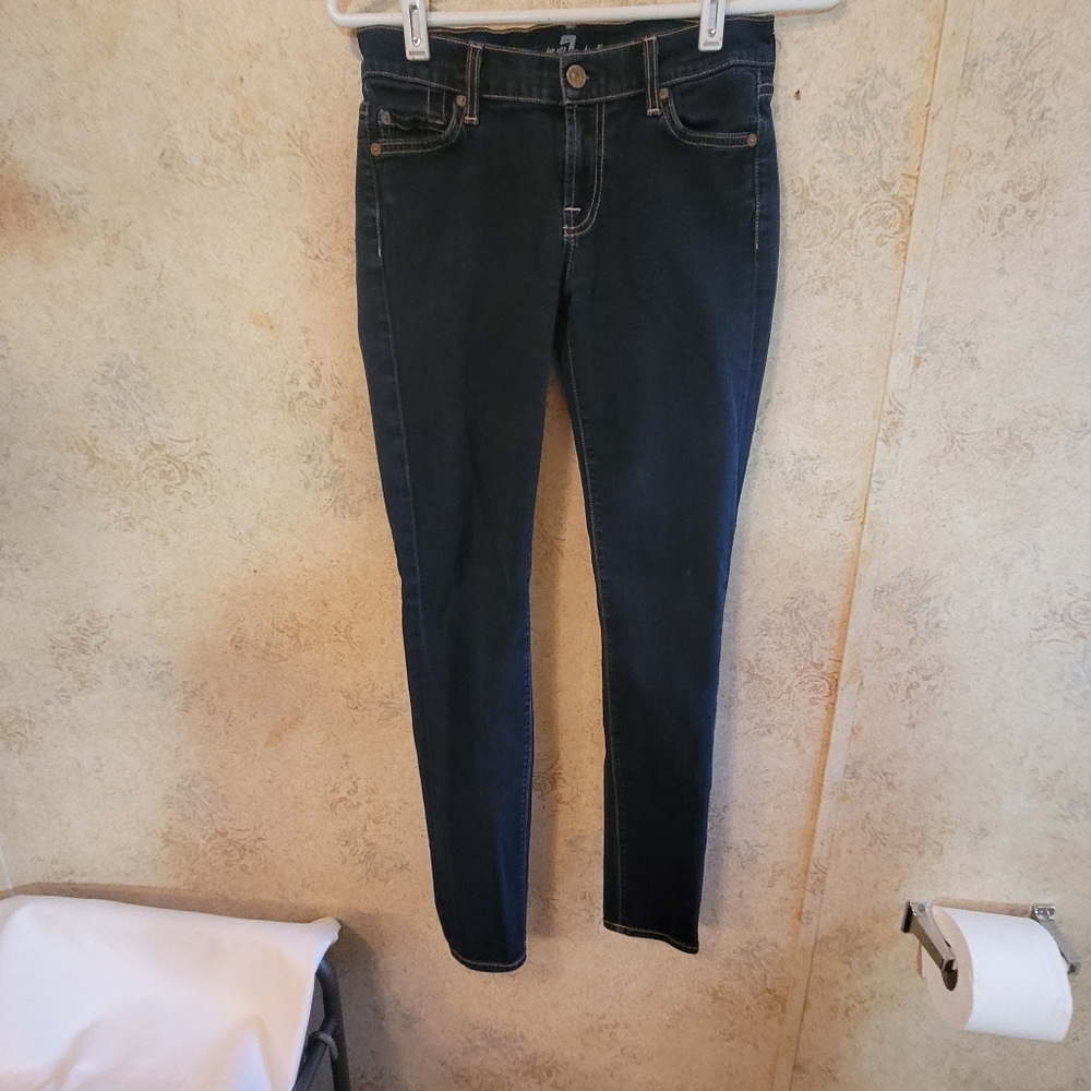 7 for all mankind "The Skinny" Dark Wash Jeans